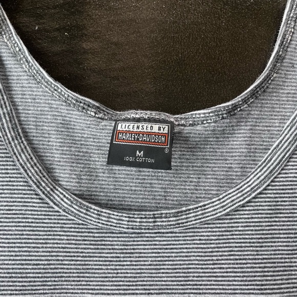 ❌SOLD❌Vintage stripped Harley Davidson tank top - Picture 8 of 8